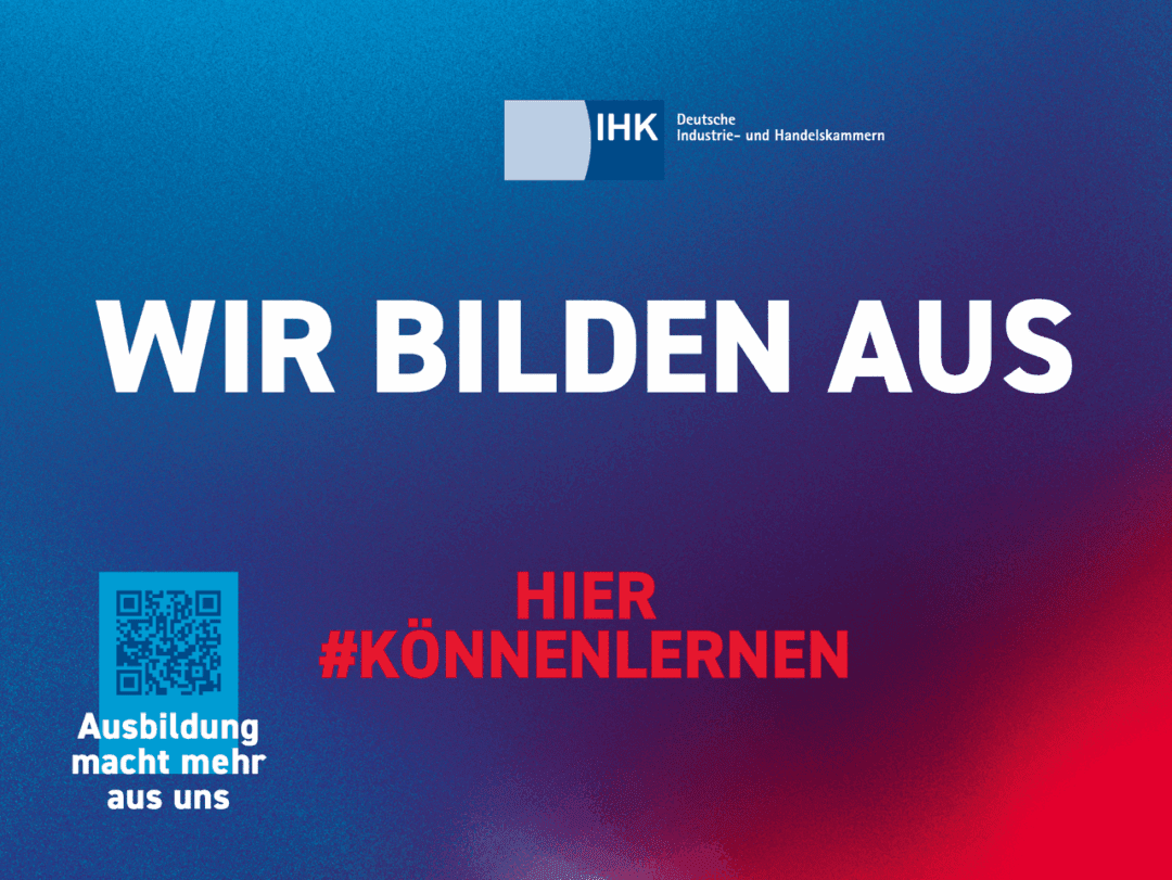 Aufkleber IHK Ausbildungsbetrieb 2022